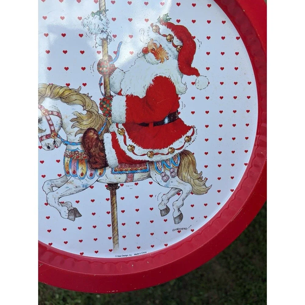 Vintage Metal Serving Tray